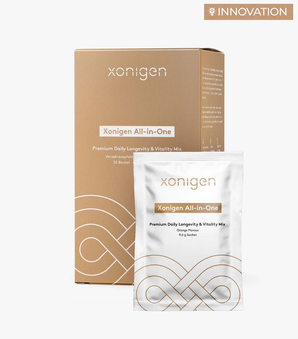 Xonigen All in One Verpackung und Sachet