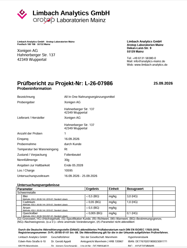 Xonigen All in One Pruefbericht 2026